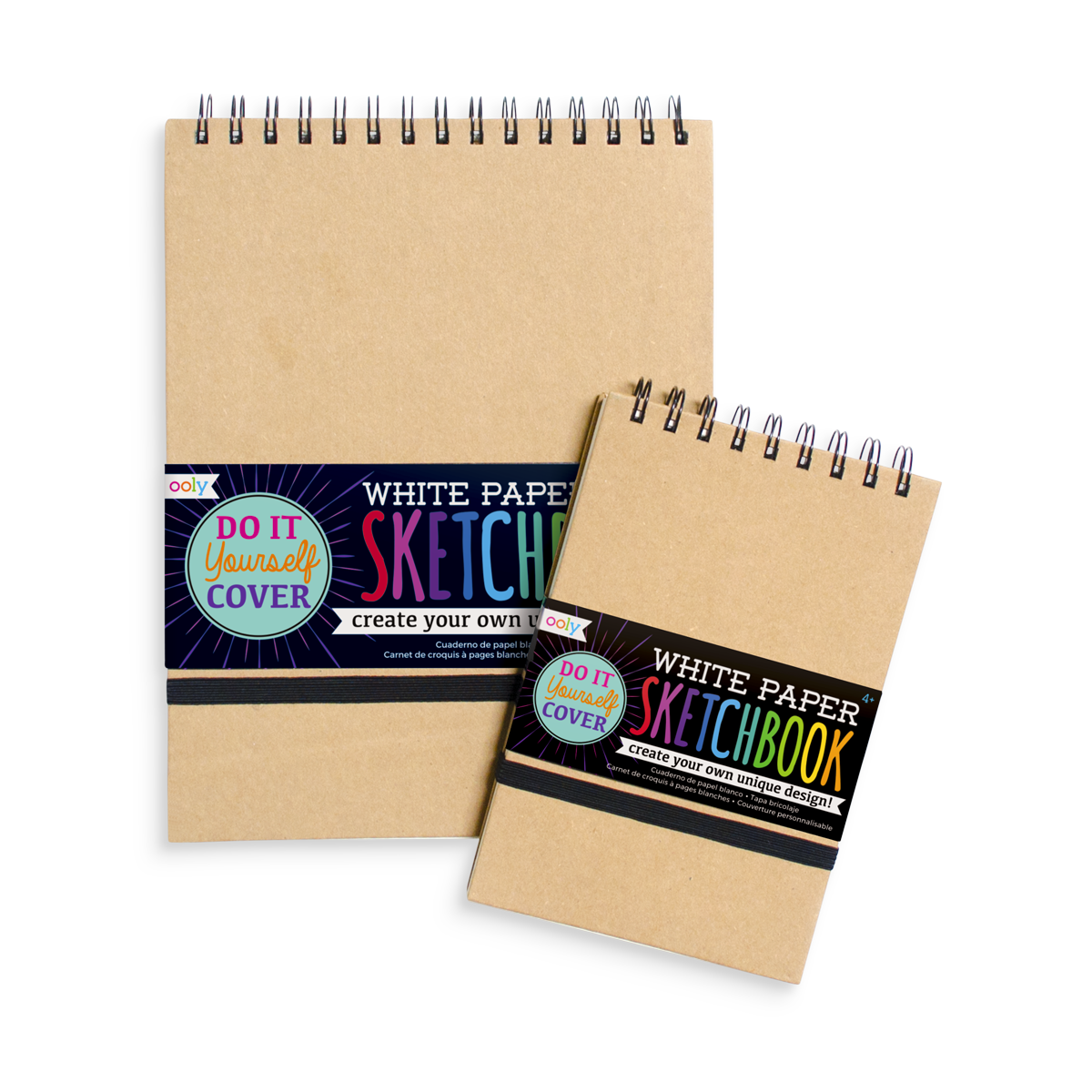 D.I.Y. Cover: White Paper Sketchbook (5" x 7.5";75 Pages)