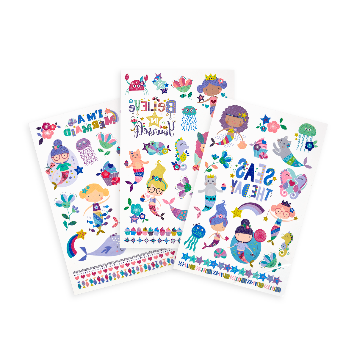Mermaid Magic temporary tattoos