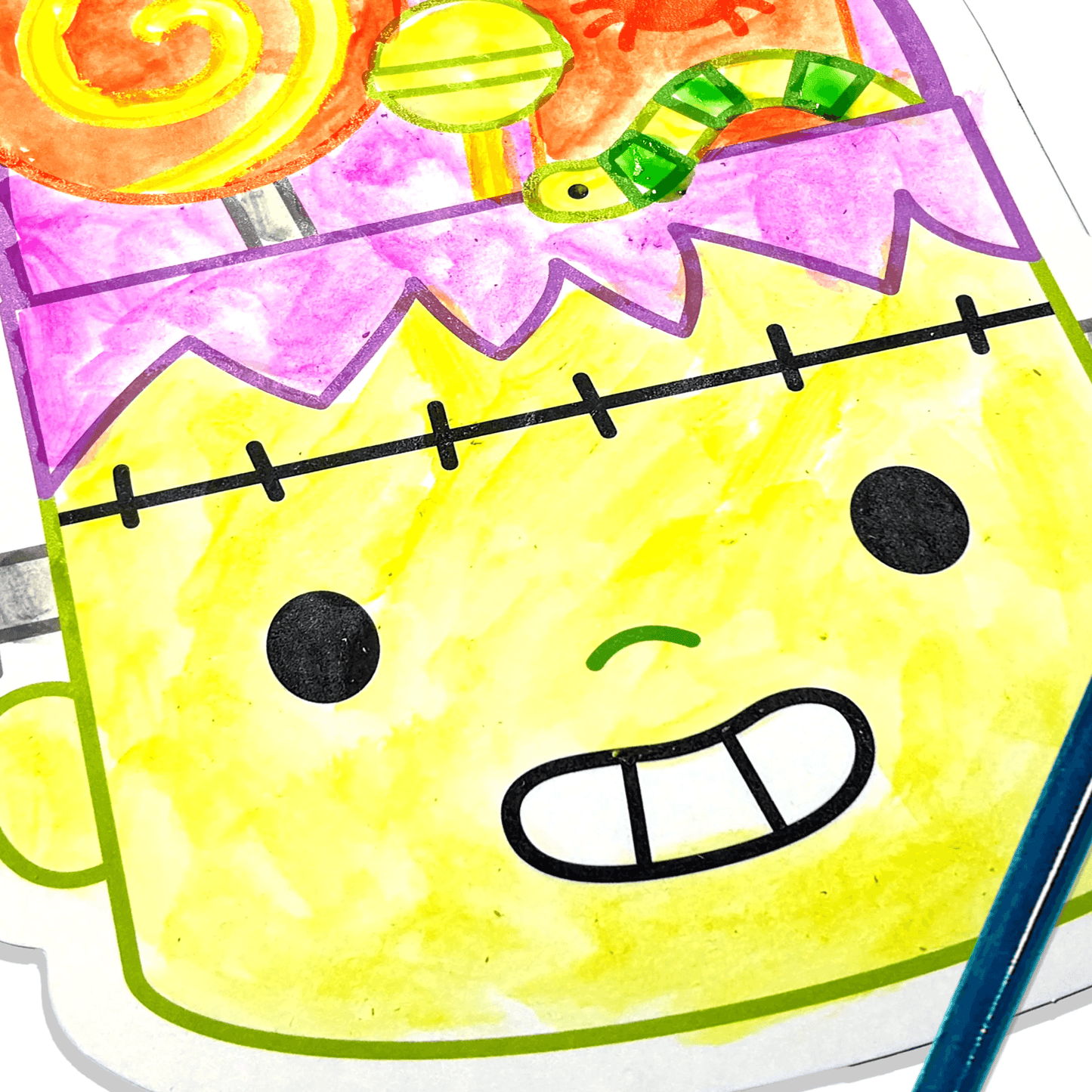 Playful Painters: Easy Watercolor Painting Kit - Trick or Treat