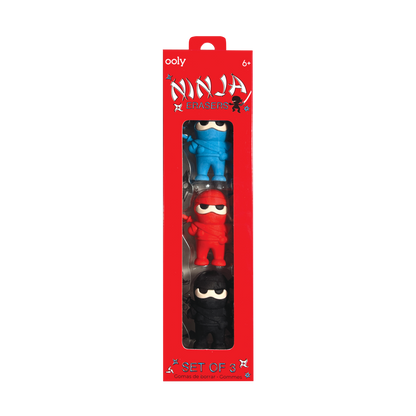 OOLY Ninja Erasers - package
