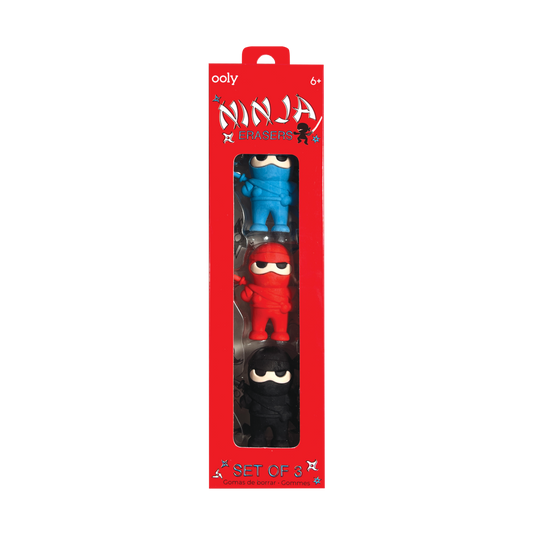 OOLY Ninja Erasers - package