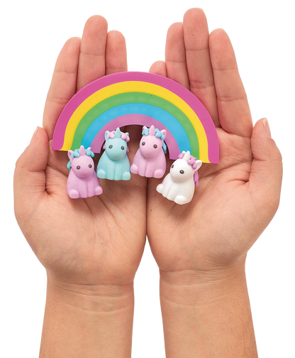 Unique Unicorns: Strawberry Scented Erasers (5 PC Set)