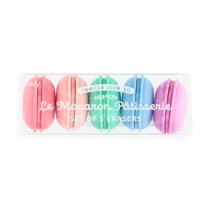 OOLY Le Macaron Patisserie Scented Erasers in package (front)