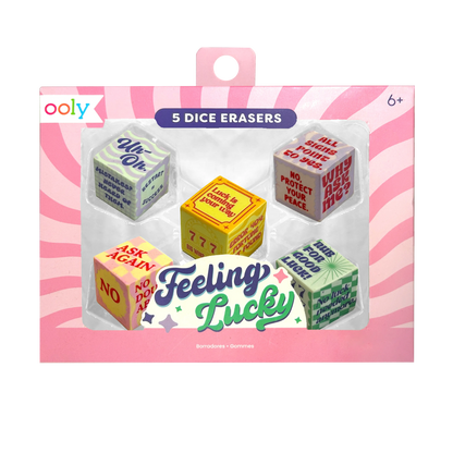Feeling Lucky: Erasers (Set of 5)