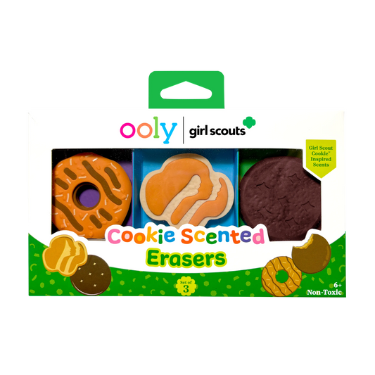 OOLY x Girl Scouts: Cookie Scented Erasers (Set of 3)