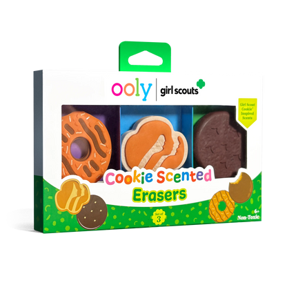 OOLY x Girl Scouts: Cookie Scented Erasers (Set of 3)