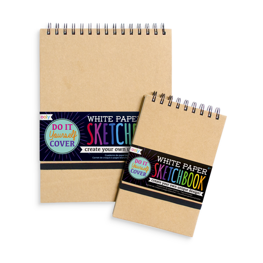 D.I.Y. Cover: White Paper Sketchbook (5" x 7.5";75 Pages)