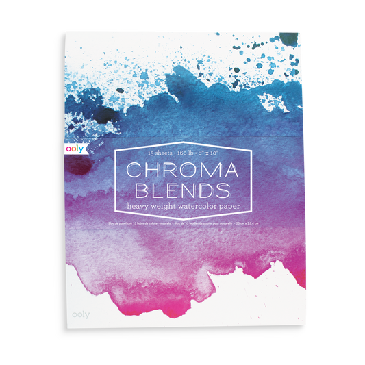 Chroma Blends Watercolor Paper with 15 sheets of quality paper