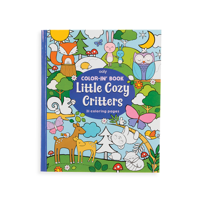 Little Cozy Critters Coloring Book front cover