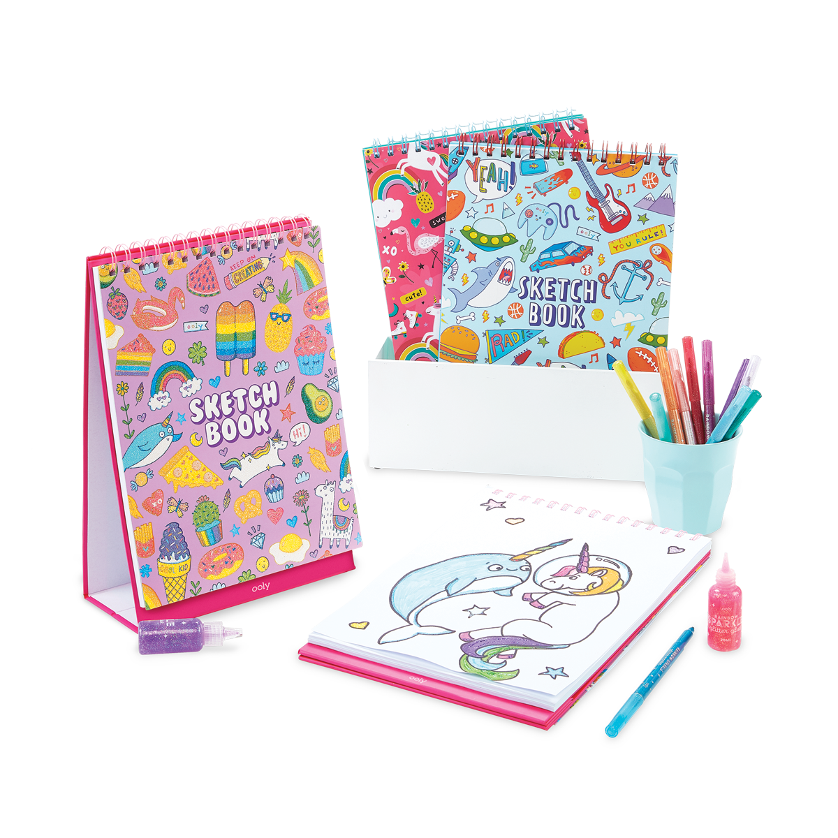 Sketch & Show: Standing Sketchbook - Awesome Doodles (8" x 10.5";45 Sheets)