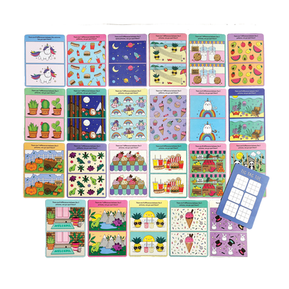 Inside view of Paper Games Spot the Difference
