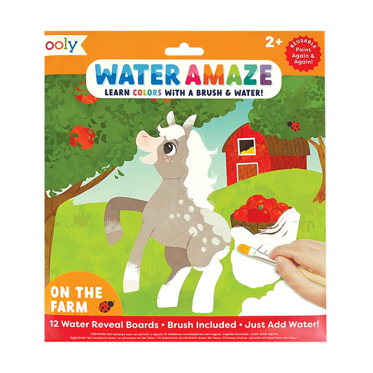 OOLY Water Amaze Water Reveal Boards - On The Farm cover view