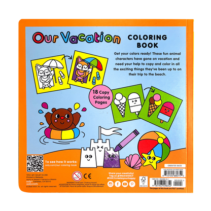 Back of Our Vacation copy coloring book