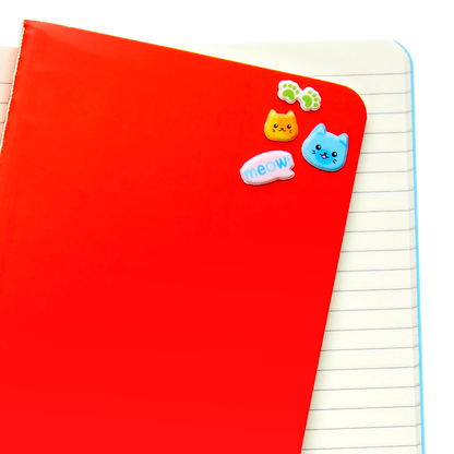 OOLY Stickiville Colorful Cats Stickers in use