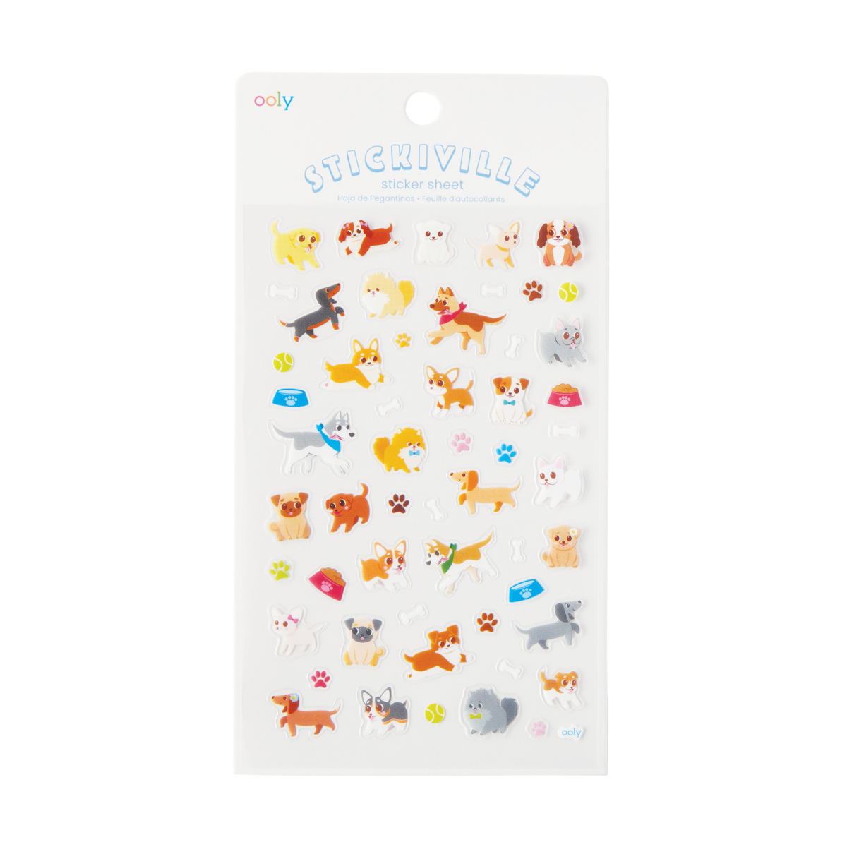 Stickiville Puppy Love sticker sheet with hanger