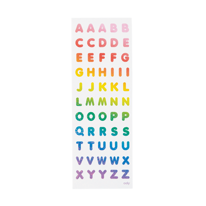 OOLY Stickiville Rainbow Letters stickers