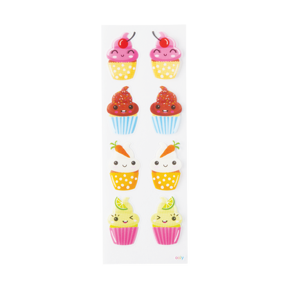 OOLY Stickiville Happy Cupcakes stickers
