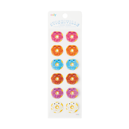 Stickiville: Skinny Stickers - Happy Donuts (2 Sheets)