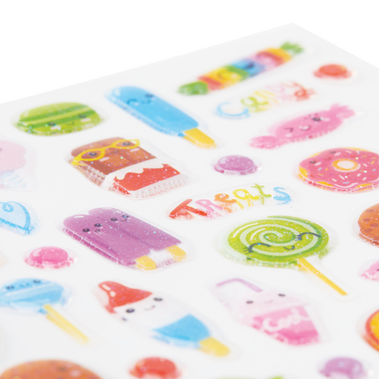 OOLY Stickiville Candy Shoppe stickers close up view