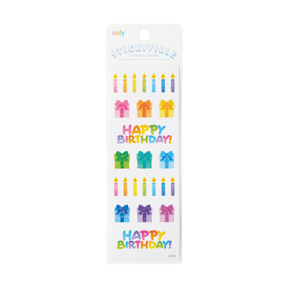 OOLY Stickiville Candles and Gifts Stickers inside view
