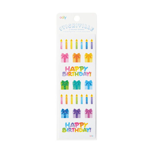 OOLY Stickiville Candles and Gifts Stickers inside view
