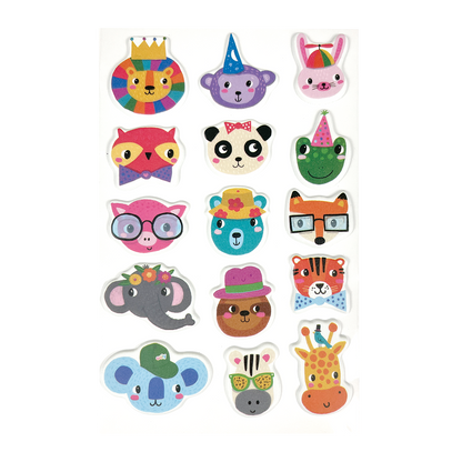 OOLY Stickiville Party Animals Stickers out of packaging