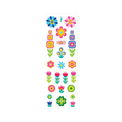 Stickiville Fun Flowers Stickers out of packaging