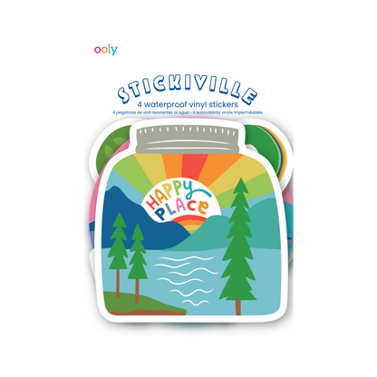 Stickiville Wild Outdoors Vinyl stickers in packaging