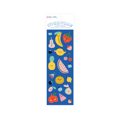 Stickiville Fruit Salad Stickers in packaging