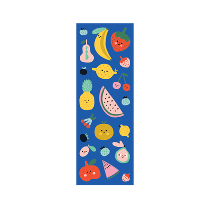 Stickiville Fruit Salad Stickers out of packaging