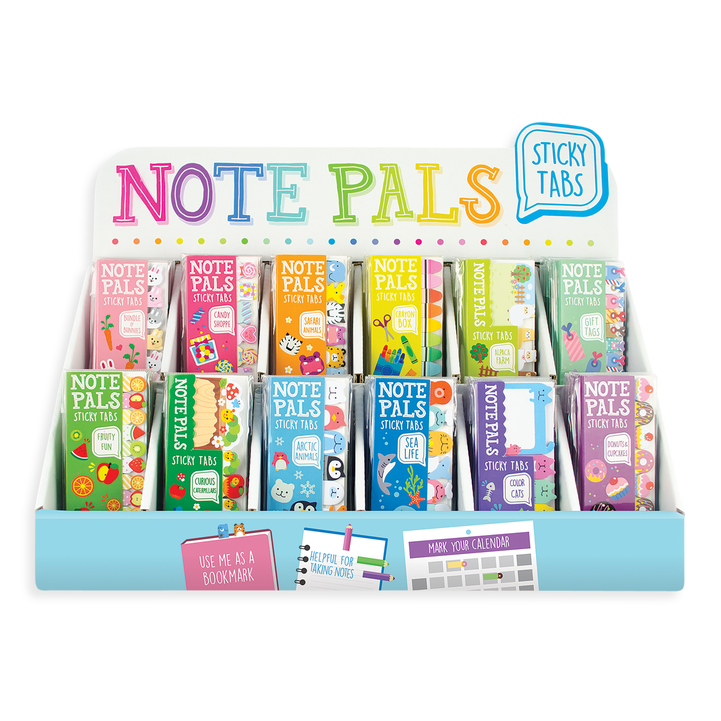 note Pals Sticky Tabs: Display - Empty (Holds 144 Packs)