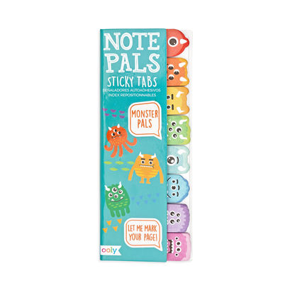 Note Pals Sticky Tabs - Monster Pals