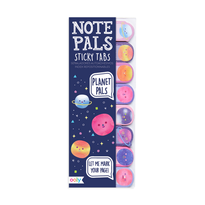 OOLY Note Pals Sticky Tabs - Planet Pals in packaging