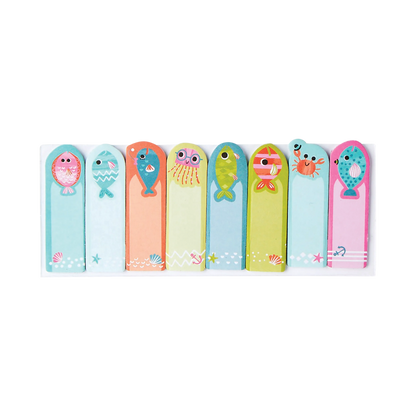 note Pals Sticky Tabs: Friendly Fish - 1 Pack