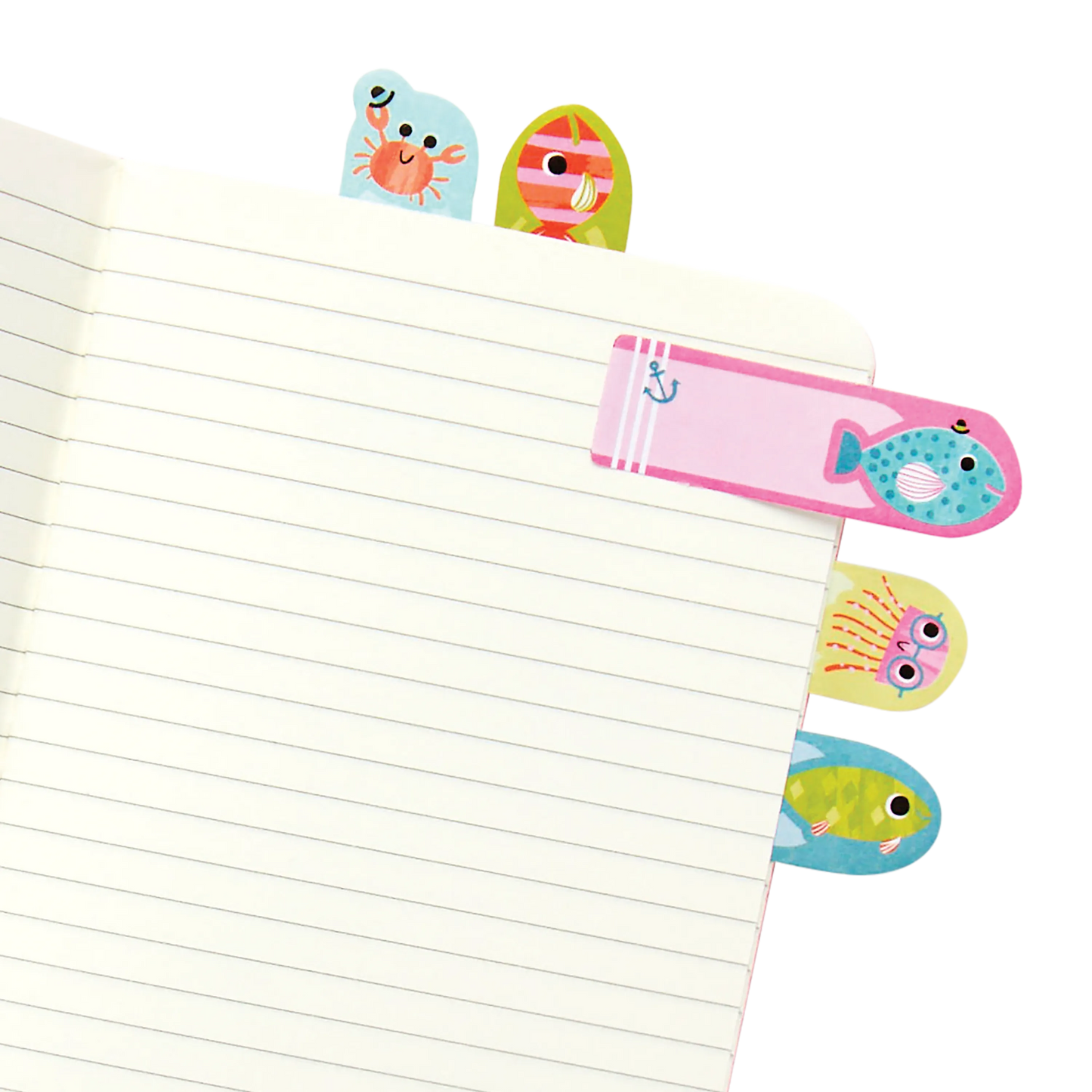 note Pals Sticky Tabs: Friendly Fish - 1 Pack