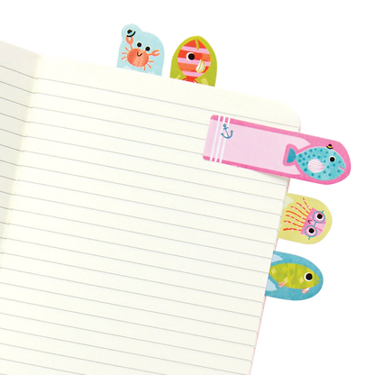 note Pals Sticky Tabs: Friendly Fish - 1 Pack
