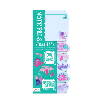 OOLY Note Pals Sticky Tabs - Cute Dinos in packaging