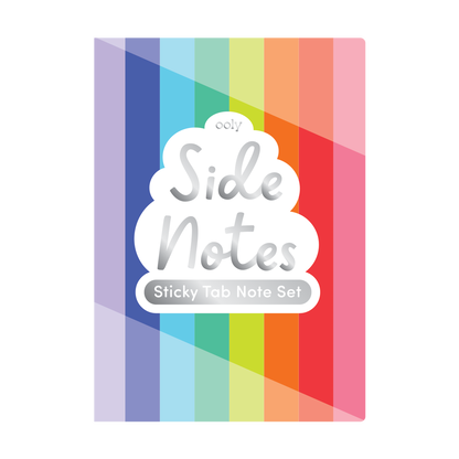 OOLY Side Notes Sticky Tab Note Pad - Color Write in packaging