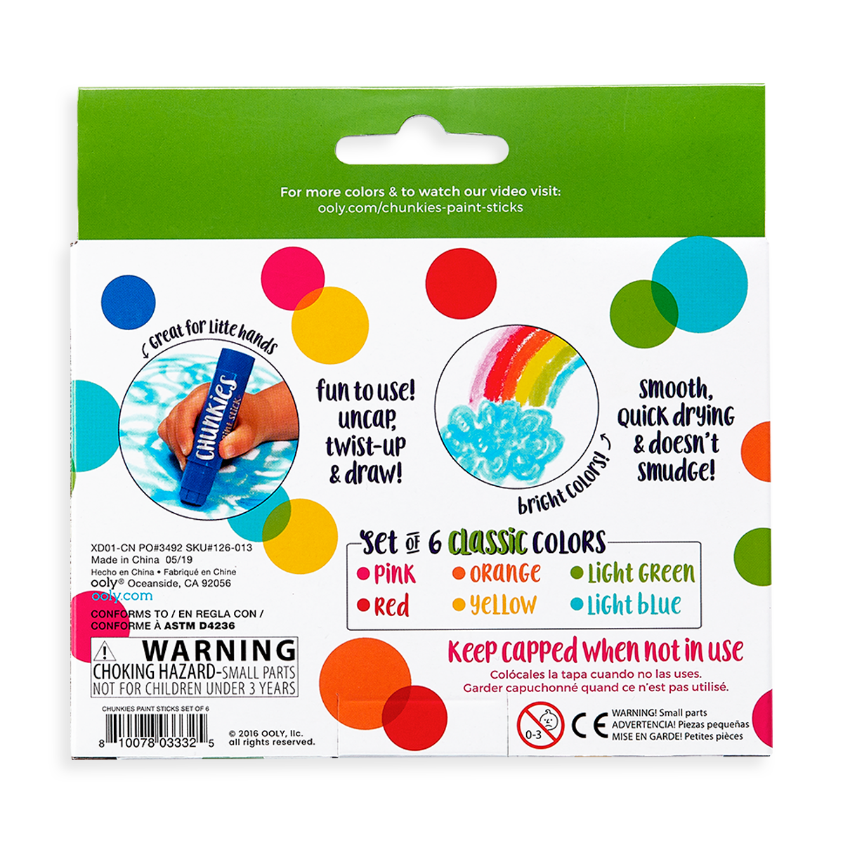 Chunkies: Paint Sticks Classic Pack (Set of 6)