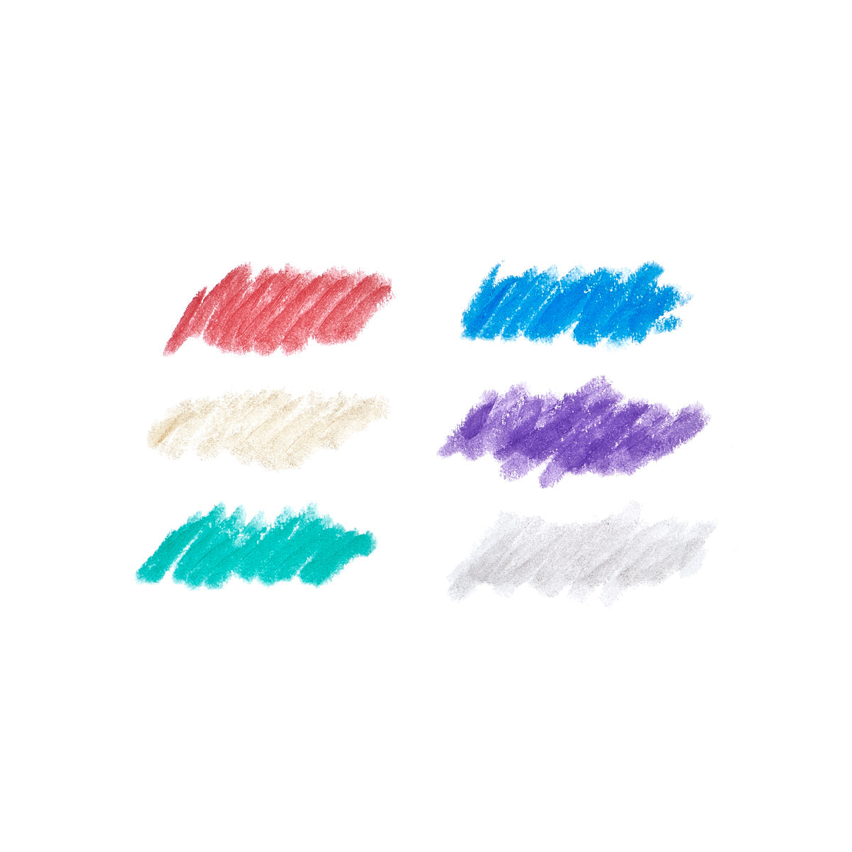 Color samples of Chunkies Paint Sticks Metallic
