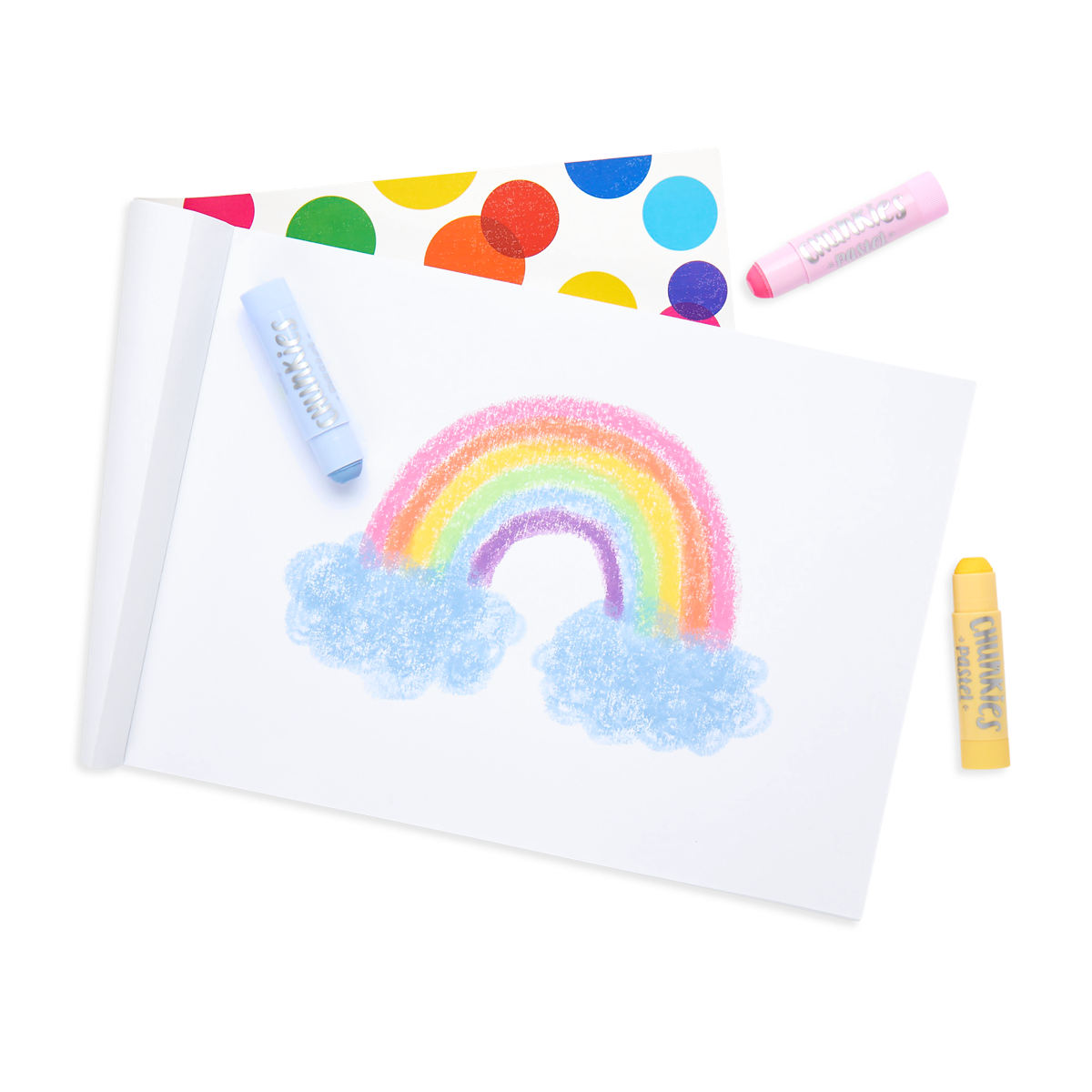 OOLY Chunkies Paint Sticks Pastel in use