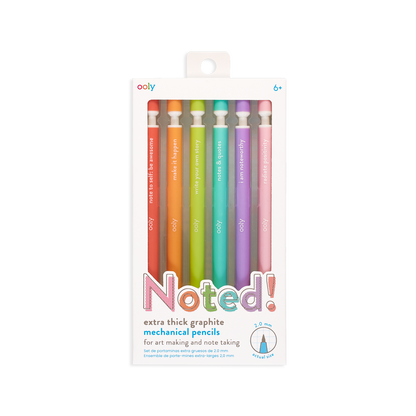 OOLY Noted mechanical pencils set of 6 in packaging
