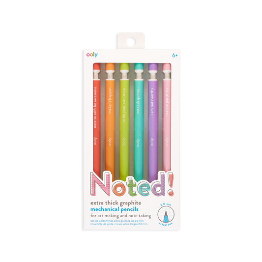 OOLY Noted mechanical pencils set of 6 in packaging