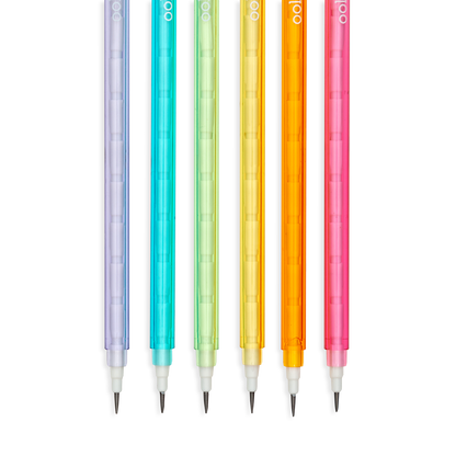Stay Sharp Rainbow Mechanical Pencils showing the tips