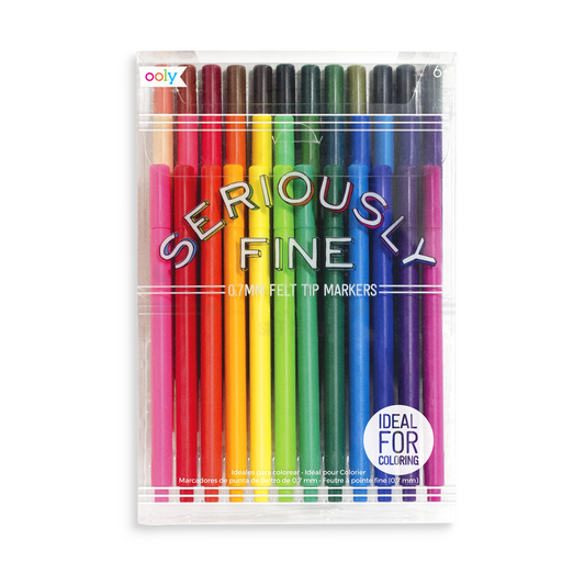 Seriously Fine: Felt Tip Markers (Set of 36)