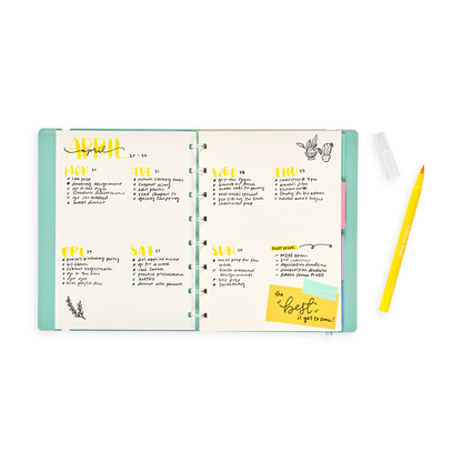 Highlighting with the Brilliant Brush Markers - yellow