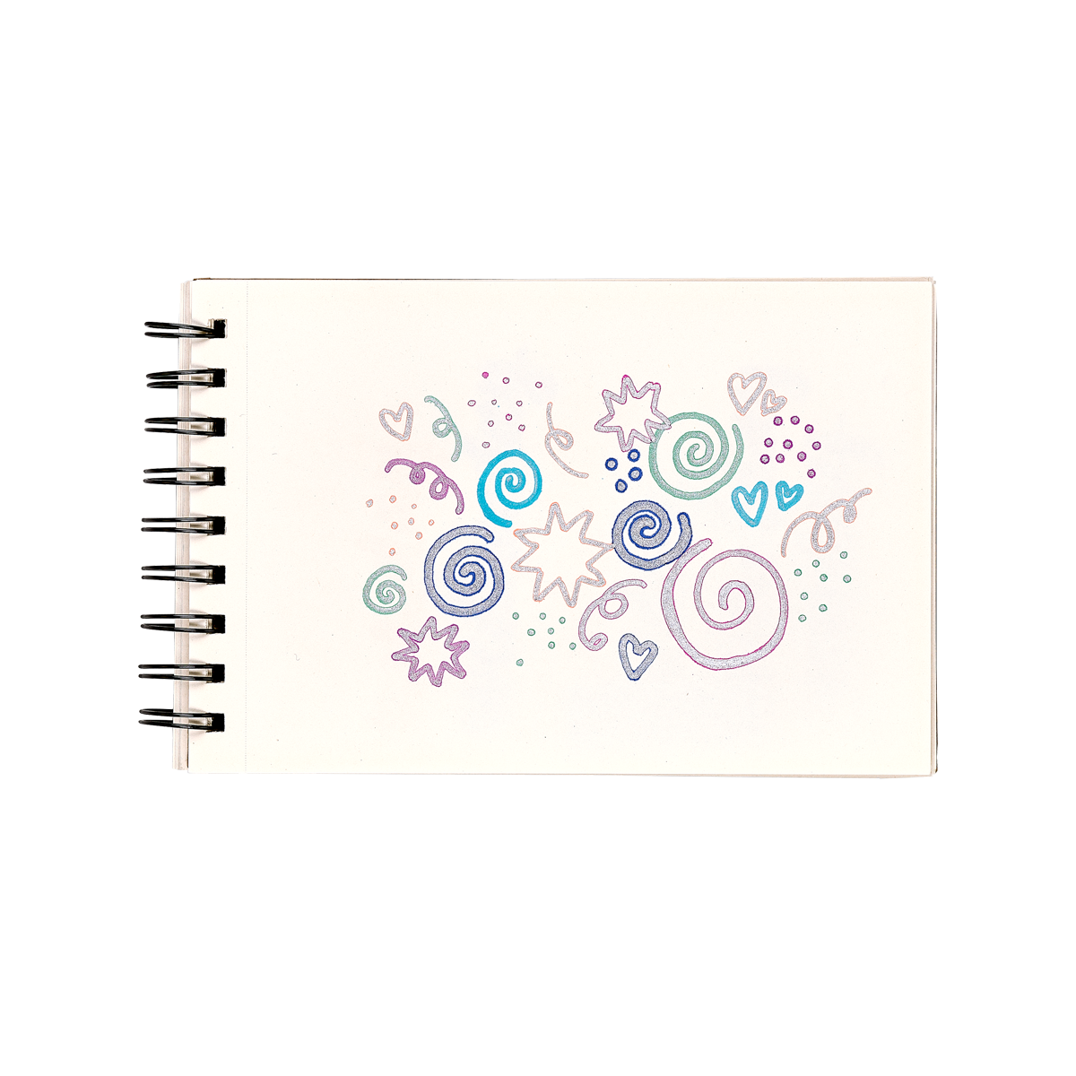 Drawing with OOLY Silver Linings Outline Marker