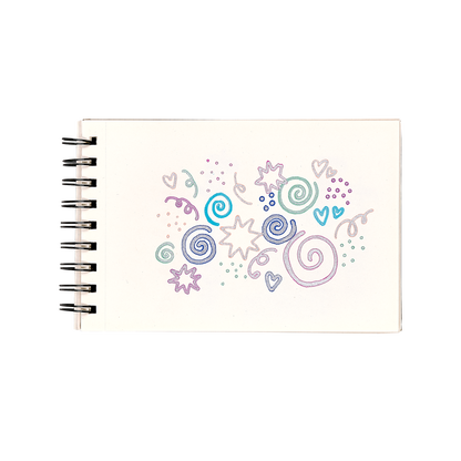 Drawing with OOLY Silver Linings Outline Marker