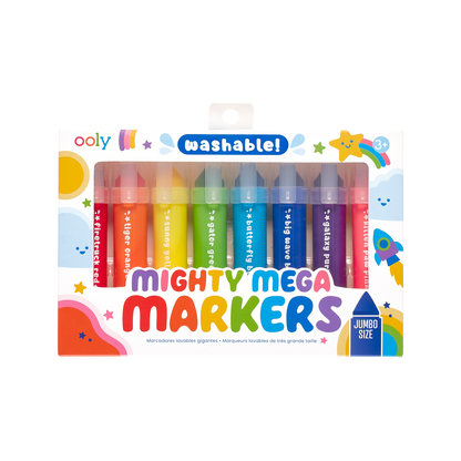 OOLY Mighty Mega Markers set of 8 in packaging
