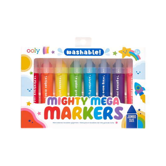 OOLY Mighty Mega Markers set of 8 in packaging